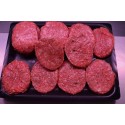 Hamburguesas de pollo con verduras